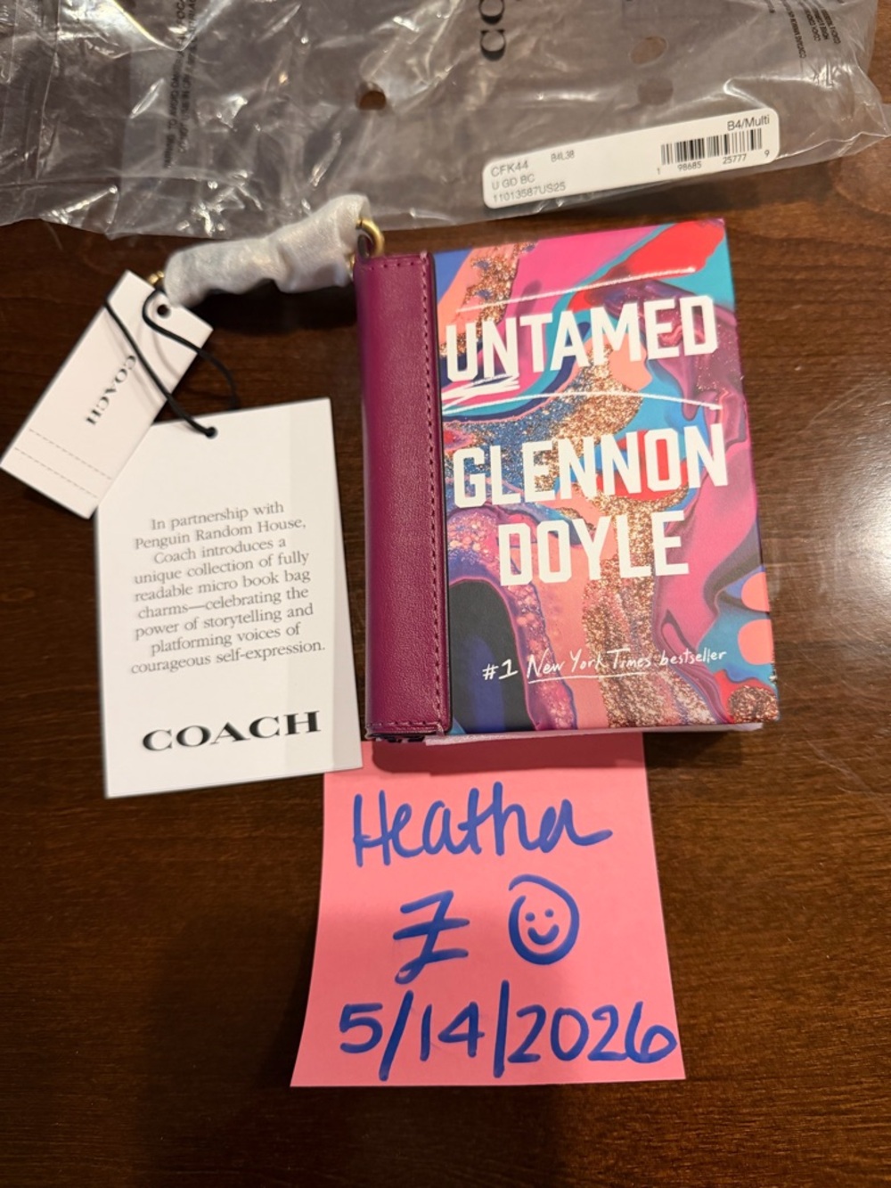 Coach Book Charm - Untamed